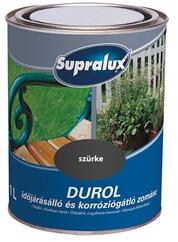 Supralux Durol időjárásálló zománc szürke 1 L (5164192)