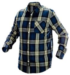 NEO TOOLS 81-541-S flanel ing, kék-oliva-fekete KIFUTÓ (81-541-S)