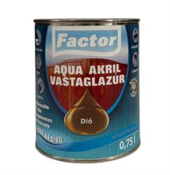 Festék Bázis Factor aqua vastaglazúr sf. dió 0, 75 L (934)