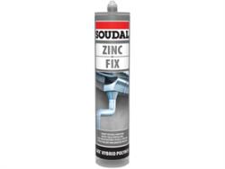 Soudal Zinc fix hibrid polimer tömítő-ragasztó 290 ml (134631)