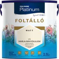 POLI FARBE Platinum Foltálló falfesték Vanília árnyékliliom V5 2, 5 L (1010107005)