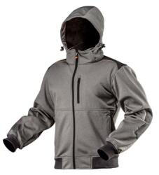 NEO TOOLS 81-551-M softshell munkadzseki, levehető kapucnival (81-551-M)