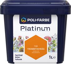 POLI FARBE Platinum falfesték Trombitavirág T80 1 L (1010101100)