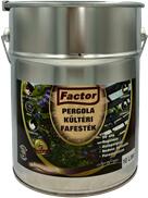 Festék Bázis Factor Pergola kültéri fafesték teak 10 L (710)