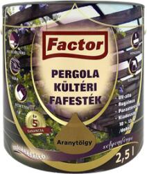 Festék Bázis Factor Pergola kültéri fafesték aranytölgy 2, 5 L (256)