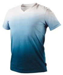 NEO TOOLS 81-602-XXL póló, kék árnyékmintás (81-602-XXL)