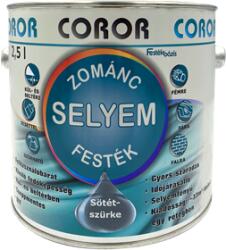 Festék Bázis Coror Selyem Zománc sötétszürke 2, 5 L KIFUTÓ (115)