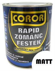 Festék Bázis Coror Rapid Zománc matt fekete RAL9005 0, 75 L (339)