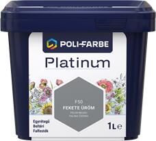 POLI FARBE Platinum falfesték Fekete üröm F50 1 L (1010101101)