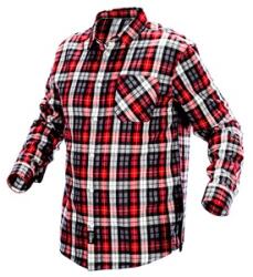 NEO TOOLS 81-540-XL flanel ing, piros-fekete-fehér (81-540-XL)