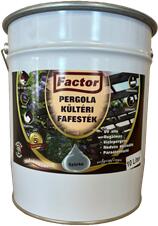 Festék Bázis Factor Pergola kültéri fafesték szürke 10 L (683)