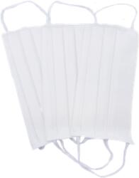  Szájmaszk fehér 2 rétegű vászon, hajtogatott