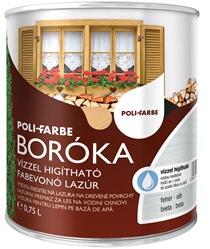 POLI FARBE Boróka vizes vastaglazúr fehér 0, 75 L (4490)