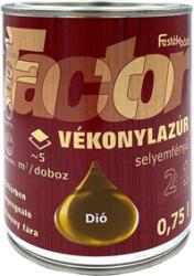 Festék Bázis Factor vékonylazúr sf. 2in1 dió 0, 75 L (604)