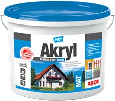 HET Akryl Mat Vizes Zománc Fehér 0100 3 kg (222010009)