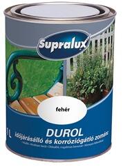 Supralux Durol időjárásálló zománc fehér 1 L (5164173)