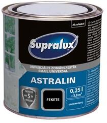 Supralux Astralin Univ. zománc selyemfényű fekete 0, 25 L (5253033)