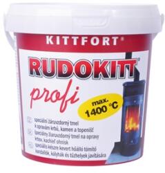 Kittfort Kittfort Rudokitt hőálló tömítő 1, 8 kg (8595030511029)
