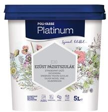 POLI FARBE Platinum falfesték Ezüst pázsitszulák E30 5 L (1010101077)
