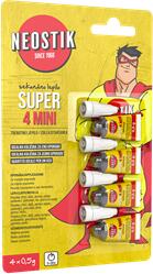 Neostik Super mini pillanatragasztó 4 X 0, 5 gr KIFUTÓ (42921000)