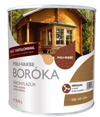 POLI FARBE Boróka oldószeres vékonylazúr tölgy 0, 75L KIFUTÓ (40505007)
