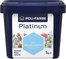 POLI FARBE Platinum falfesték Kék szellőrózsa K40 1 L (1010101103)