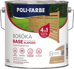 POLI FARBE Boróka Base fakonzerváló alapozó BB01 színtelen 2, 5 L (2040108002)