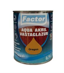 Festék Bázis Factor aqua vastaglazúr sf. oregon 0, 75 L (954)