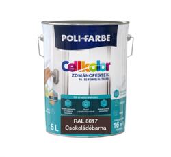 POLI-FARBE Cellkolor mf. zománc Csokoládébarna RAL 8017 5L (2030101054)