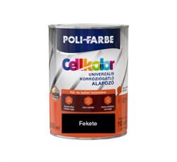 POLI-FARBE Cellkolor univerzális korróziógátló alapozó Fekete 0, 8L (2030103006)