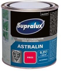 Supralux Astralin Univ. zománc selyemfényű piros 0, 25 L (5253036)