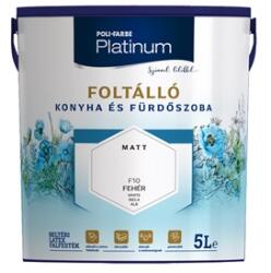 POLI FARBE Platinum Foltálló falfesték Konyha és fürdőszoba F10 5 L (1010107014)