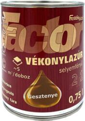 Festék Bázis Factor vékonylazúr sf. 2in1 gesztenye 0, 75 L (616)