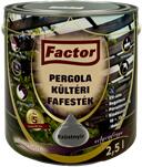 Festék Bázis Factor Pergola kültéri fafesték ezüstnyír 2, 5 L (692)
