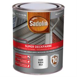  Sadolin Super Deckfarbe fafesték fehér 0, 75 L (5843096)
