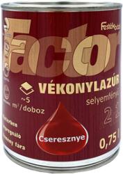 Festék Bázis Factor vékonylazúr sf. 2in1 cseresznye 0, 75 L (636)