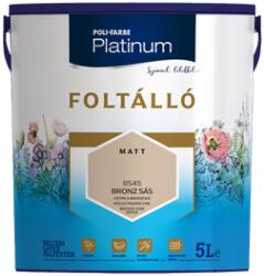 POLI FARBE Platinum Foltálló falfesték Bronz sás BS45 5 L (1010107019)