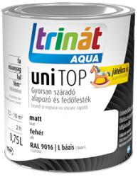 Trilak Trinát Aqua Unitop matt RAL 9016 fehér és L bázis 0, 75 L (477227)