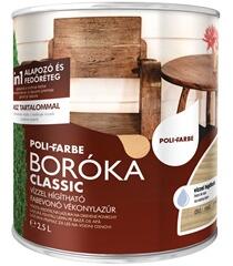 POLI FARBE Boróka classic vizes vékonylazúr dió 2, 5L (1882)