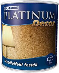 POLI FARBE Platinum decor effect metál ezüst 0, 75 L (5784906)