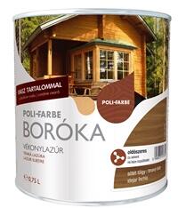 POLI FARBE Boróka oldószeres vékonylazúr sötét tölgy 0, 75L KIFUTÓ (40505009)