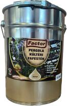 Festék Bázis Factor Pergola kültéri fafesték juhar 10 L (684)