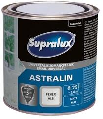 Supralux Astralin Univ. zománc matt fehér 0, 25 L (5253042)