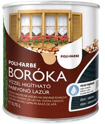 POLI FARBE Boróka vizes vastaglazúr ében 0, 75 L (4489)
