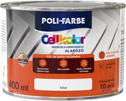 POLI-FARBE Cellkolor univerzális korróziógátló alapozó Fehér 0, 4L KIFUTÓ (2030103001)
