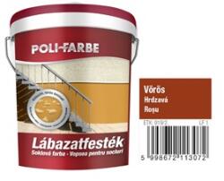 POLI FARBE Poli-farbe lábazatfesték vörös 1 L (1050108012)