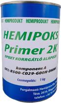 Hemiprodukt Hemipoks Primer 2K epoxy alapozó A komp. szürke 1 kg