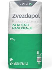Zvezda Zvezdapol polimer-mész alapú beltéri glett 25 kg (kézi felhordás) (42570306)