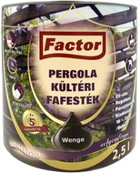 Festék Bázis Factor Pergola kültéri fafesték wenge 2, 5 L (270)