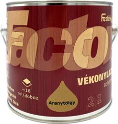Festék Bázis Factor vékonylazúr sf. 2in1 aranytölgy 2, 5 L (633)